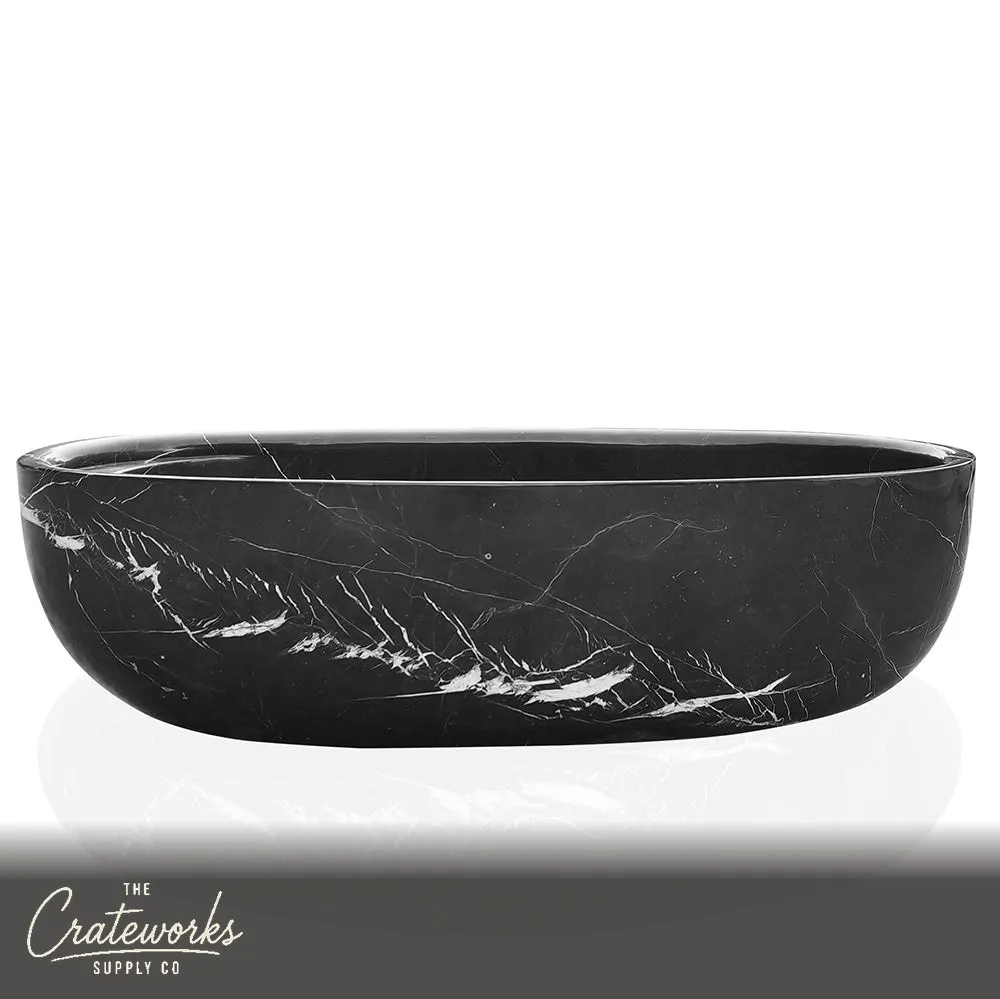 Marble Bathtub made of black marble Nero Marguia