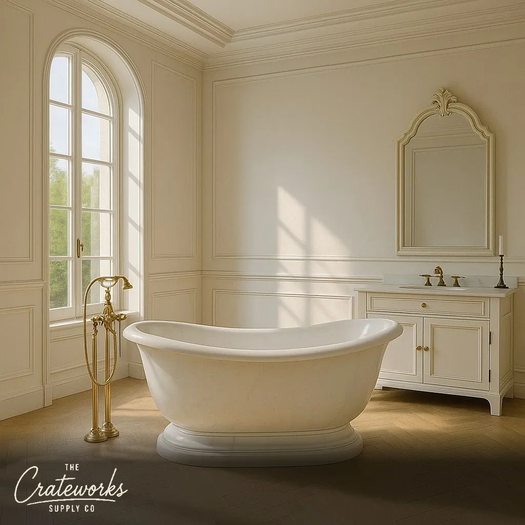 White marble bathtub French Style for Sale