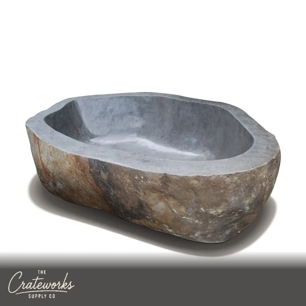 Rock bathtub