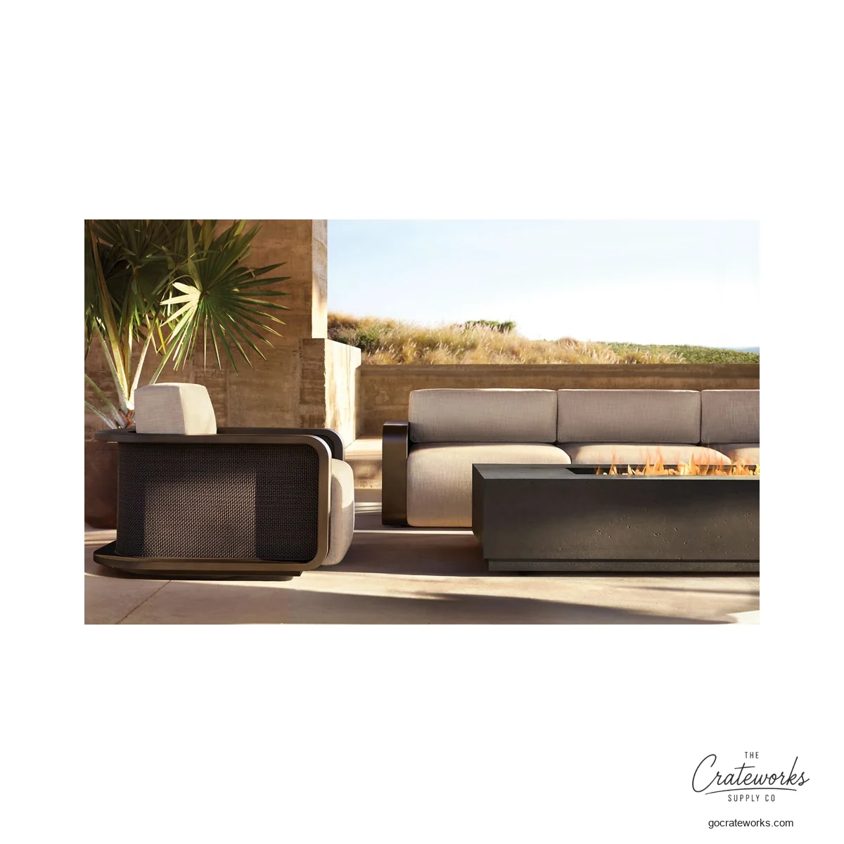 Cove Aluminum Outdoor Sofa Set No. 9