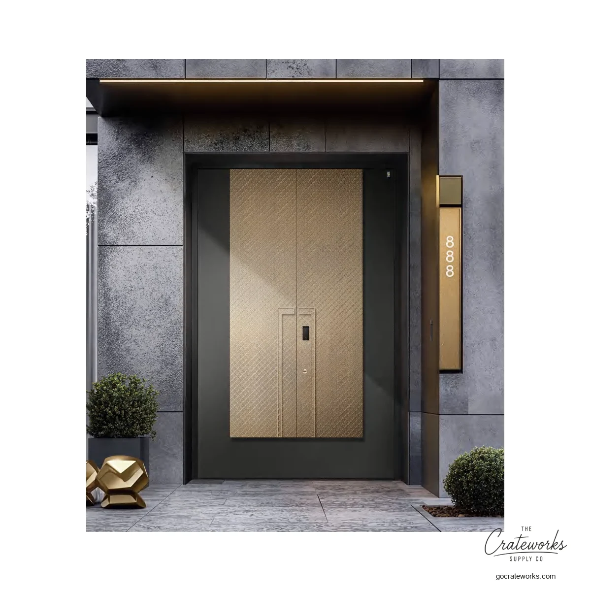 Regalia Quilted Entry Door