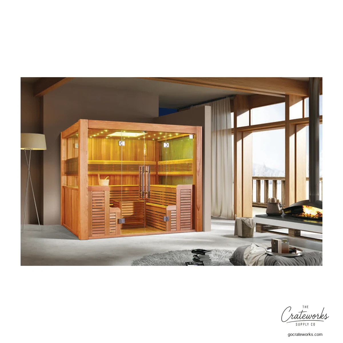 Cedar wood Sauna Room, 2500x2000x