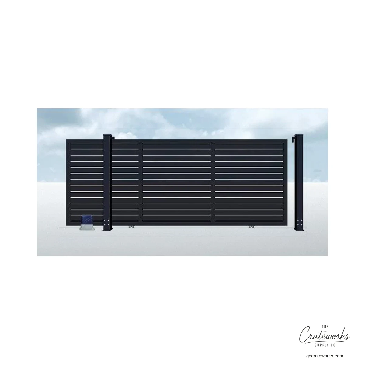 Aluminum Flush Track-Sliding Gate