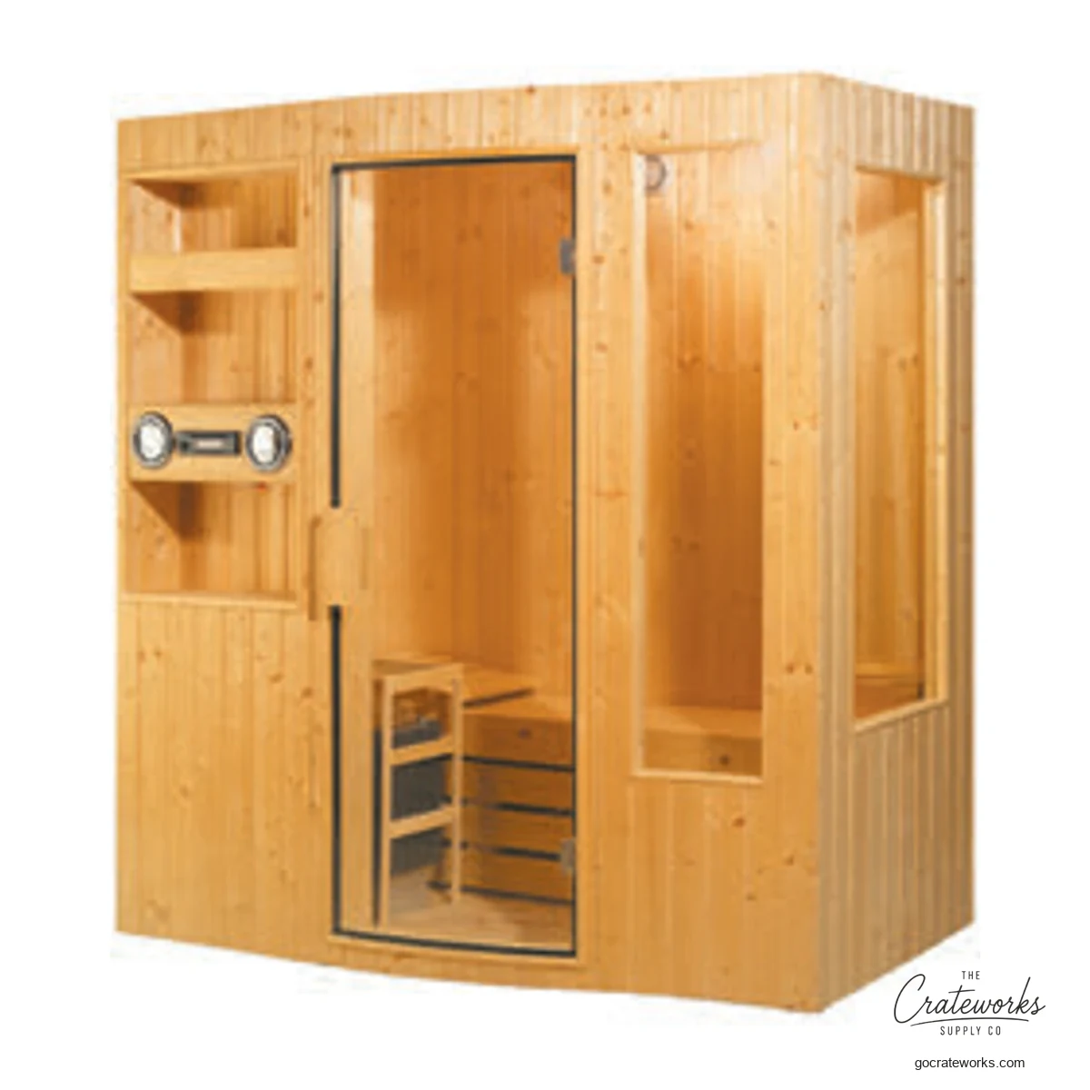 Finland wood Sauna Room, 1800x1100x