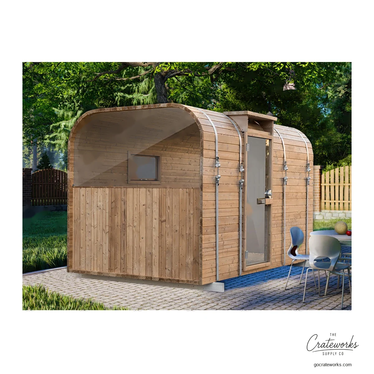 Square Camping Cabin with Furniture Package