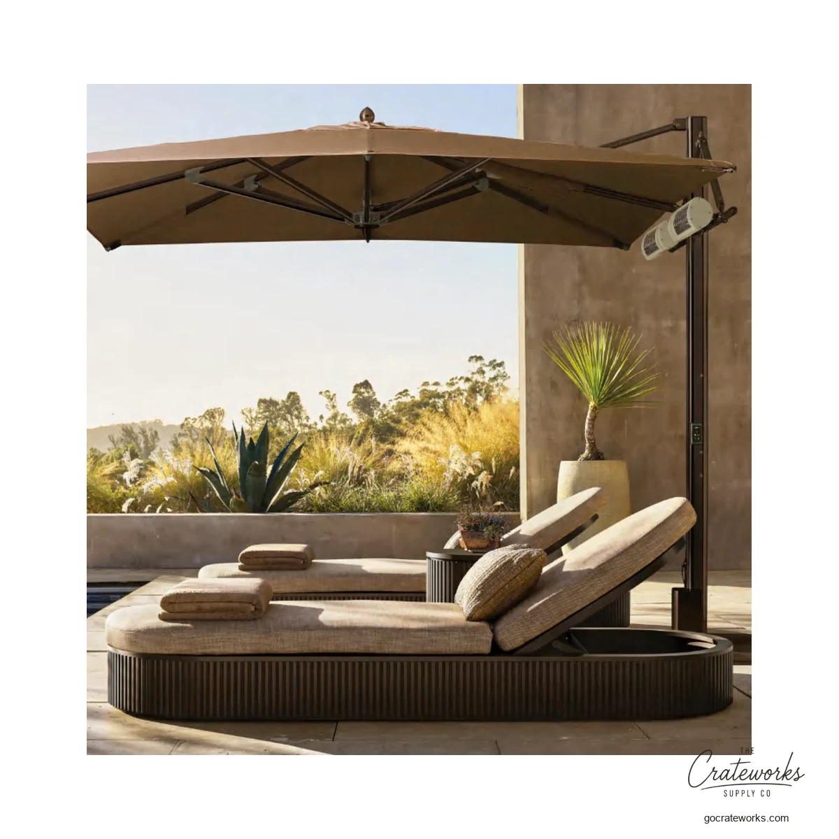 Estuary Aluminum Outdoor Chaise Lounger No. 2