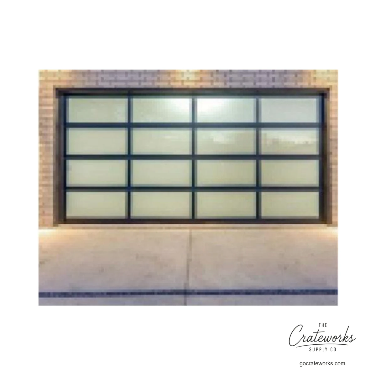 Full-View Glass Aluminum Garage Door