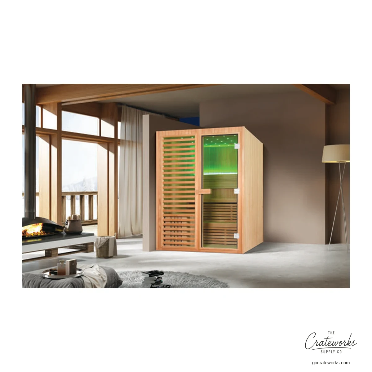 Cedar wood Sauna Room, 1500x1200x