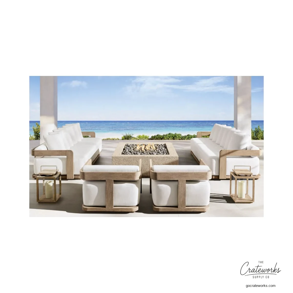 Estuary Teak Outdoor Sofa Set No. 11