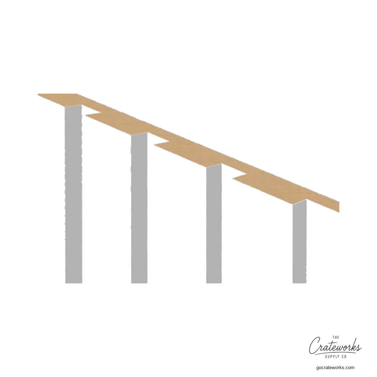 Paintable Batten Wall Panel, Slim Multi-Rail
