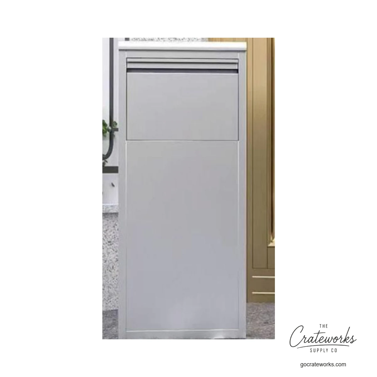 Freestanding Locking Mail and Parcel Box