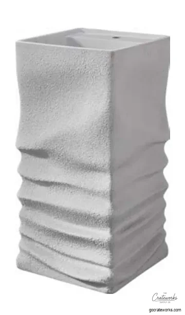 Sculptural Stone Pedestal Basin