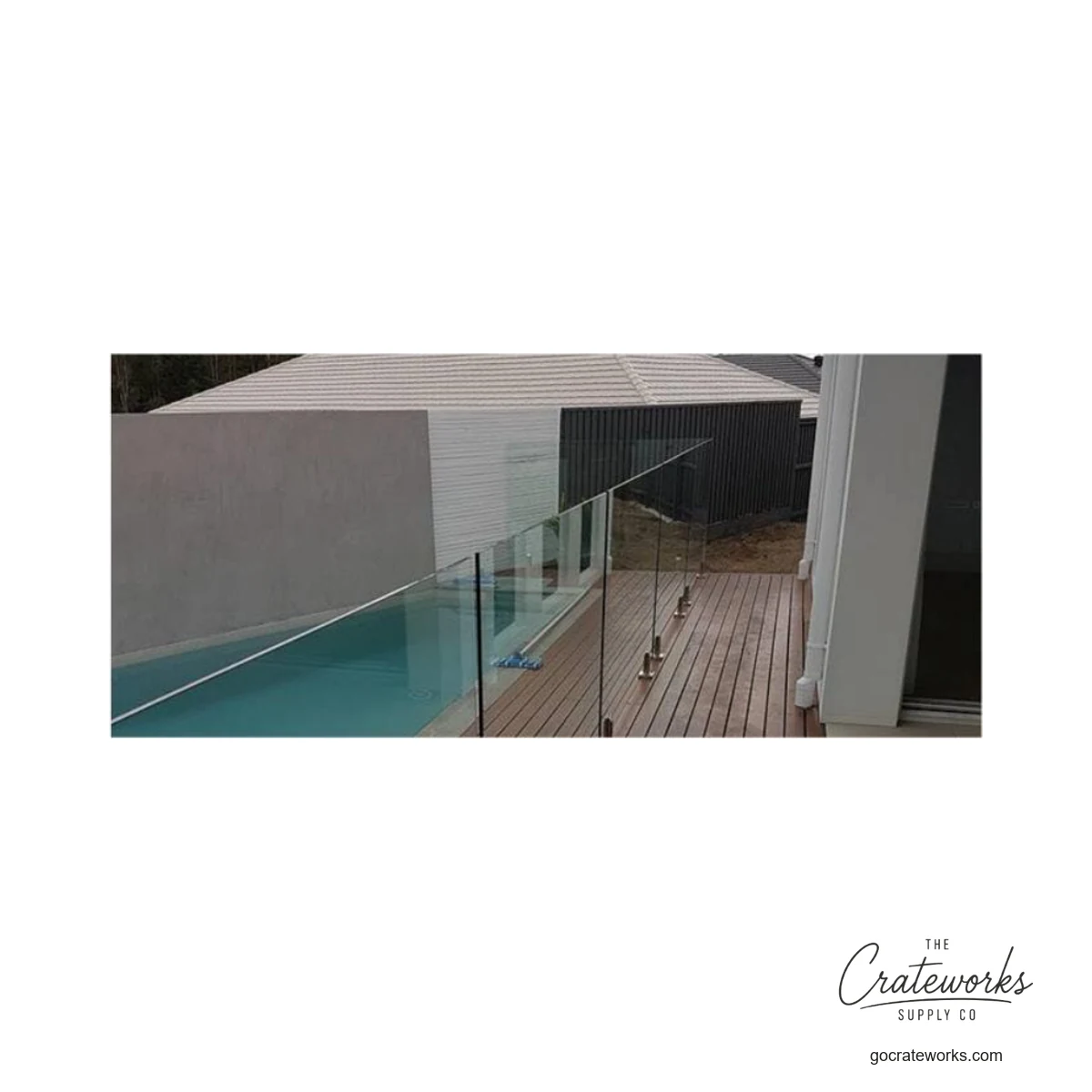 Frameless Glass Pool Railing