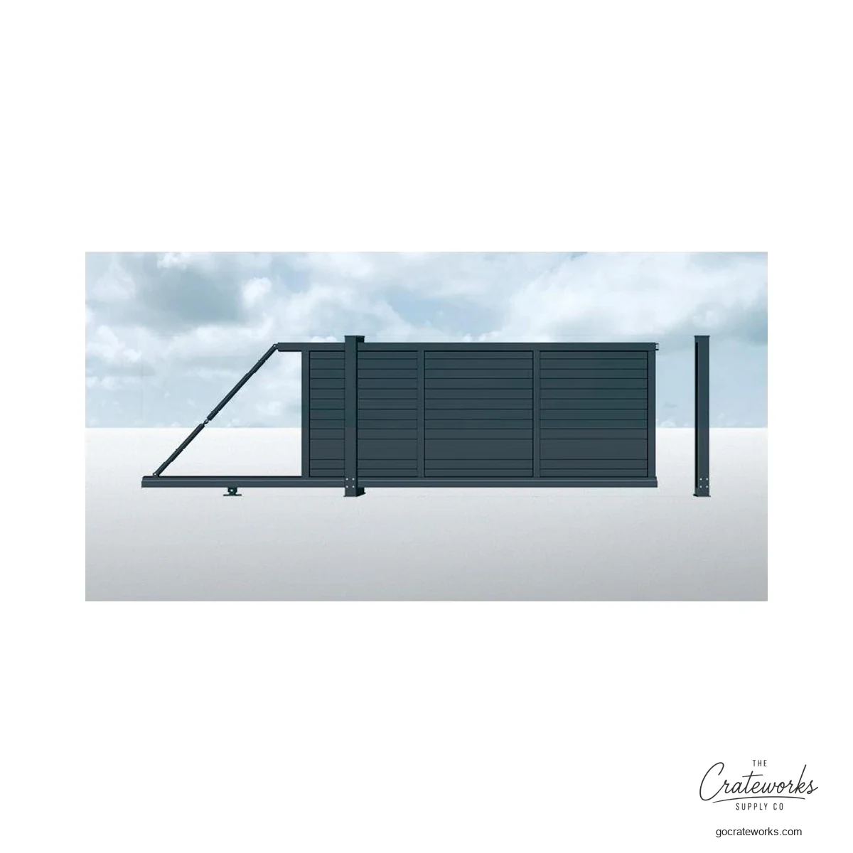 Aluminum Cantilever Sliding Gate (Trackless)