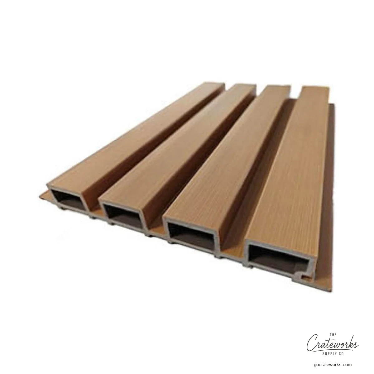 Wide-Fluted Composite Fence Panel
