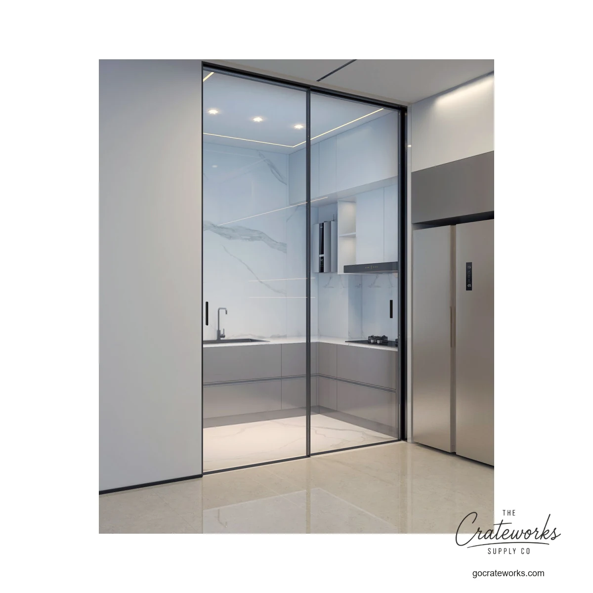 Vista Slim Partition Door