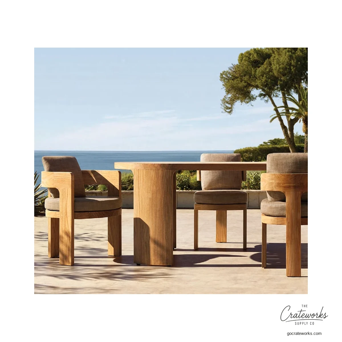 Sandbar Teak Outdoor Dining Set