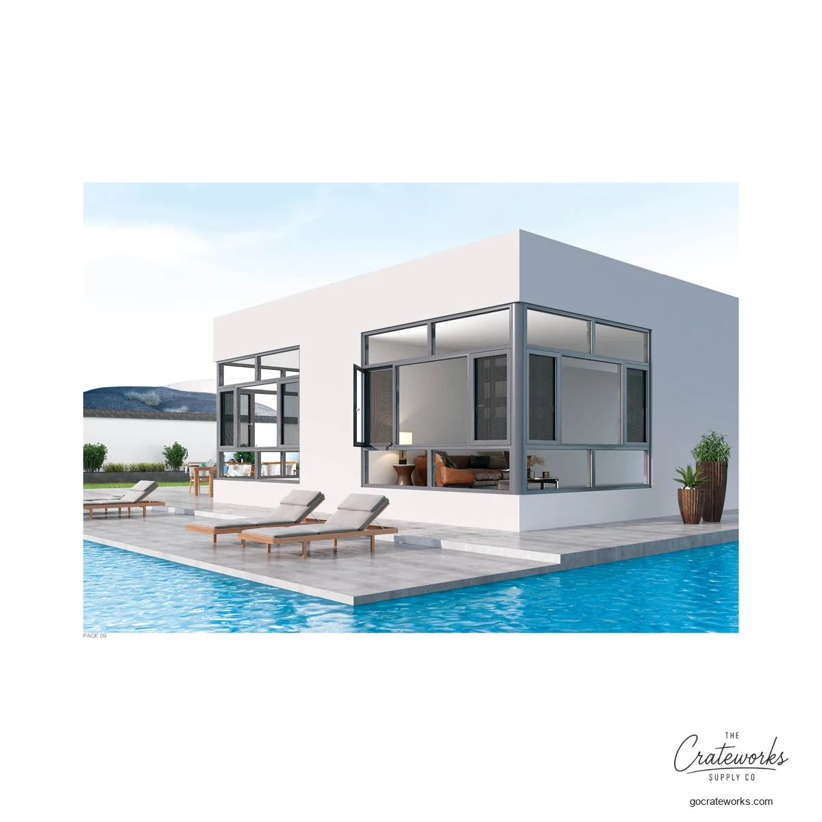 Aluminum Bay and Corner Window System