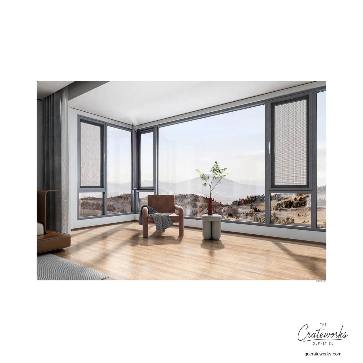 Aluminum Fixed Picture Window