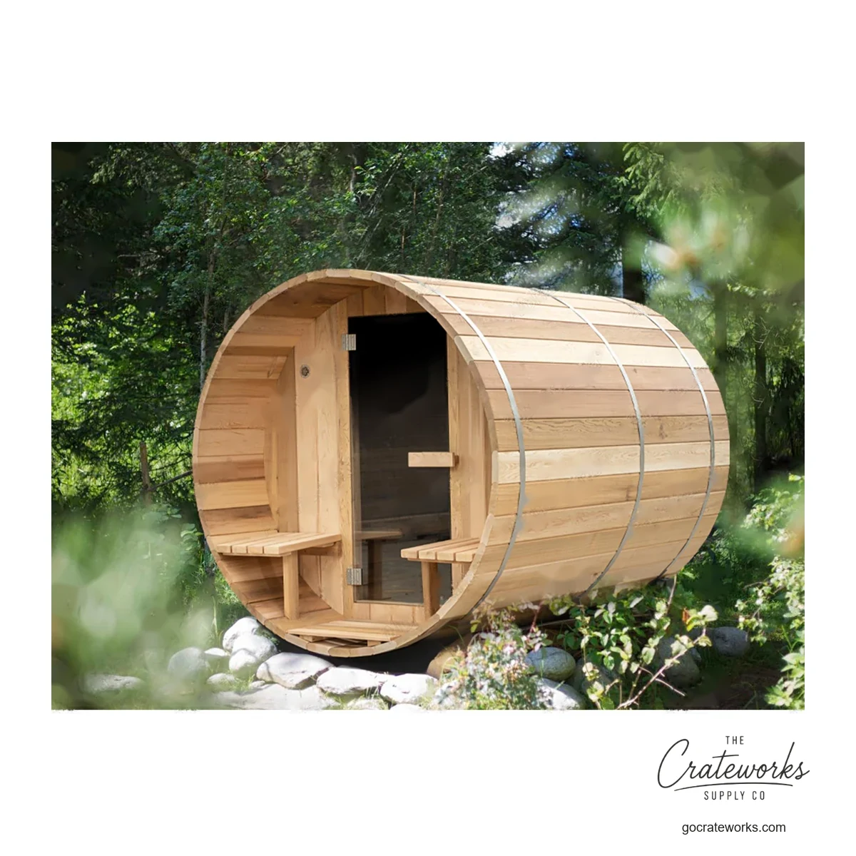 Cedar Barrel Sauna, Standard Build