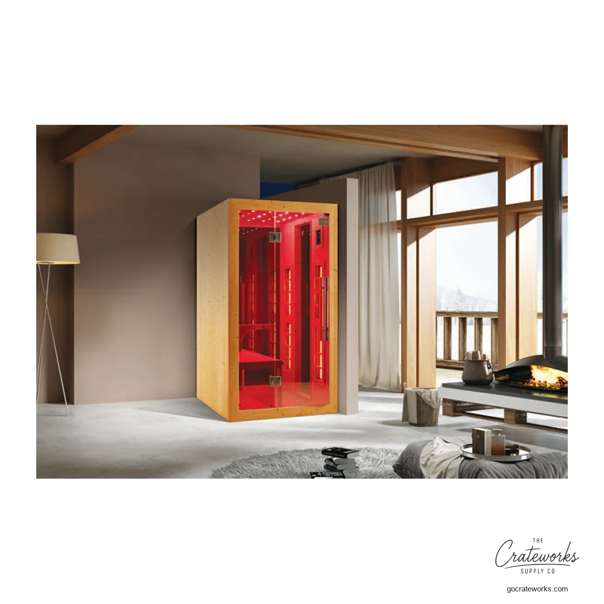 Infrared Sauna Cabin, 1100x1300x