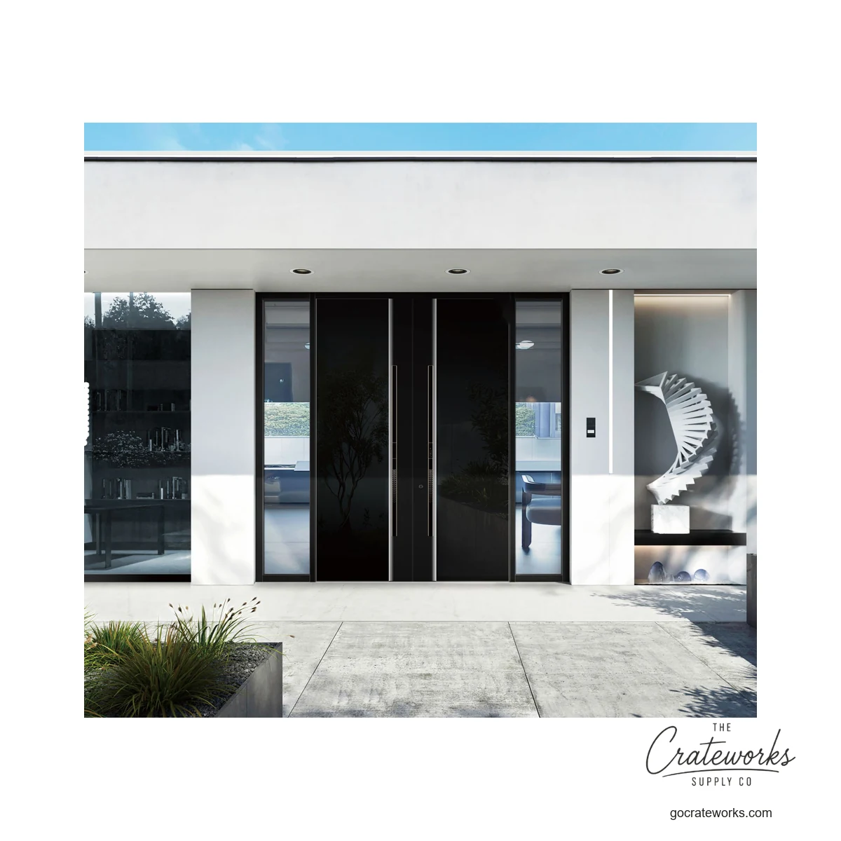 Illusions Glass Entry Door
