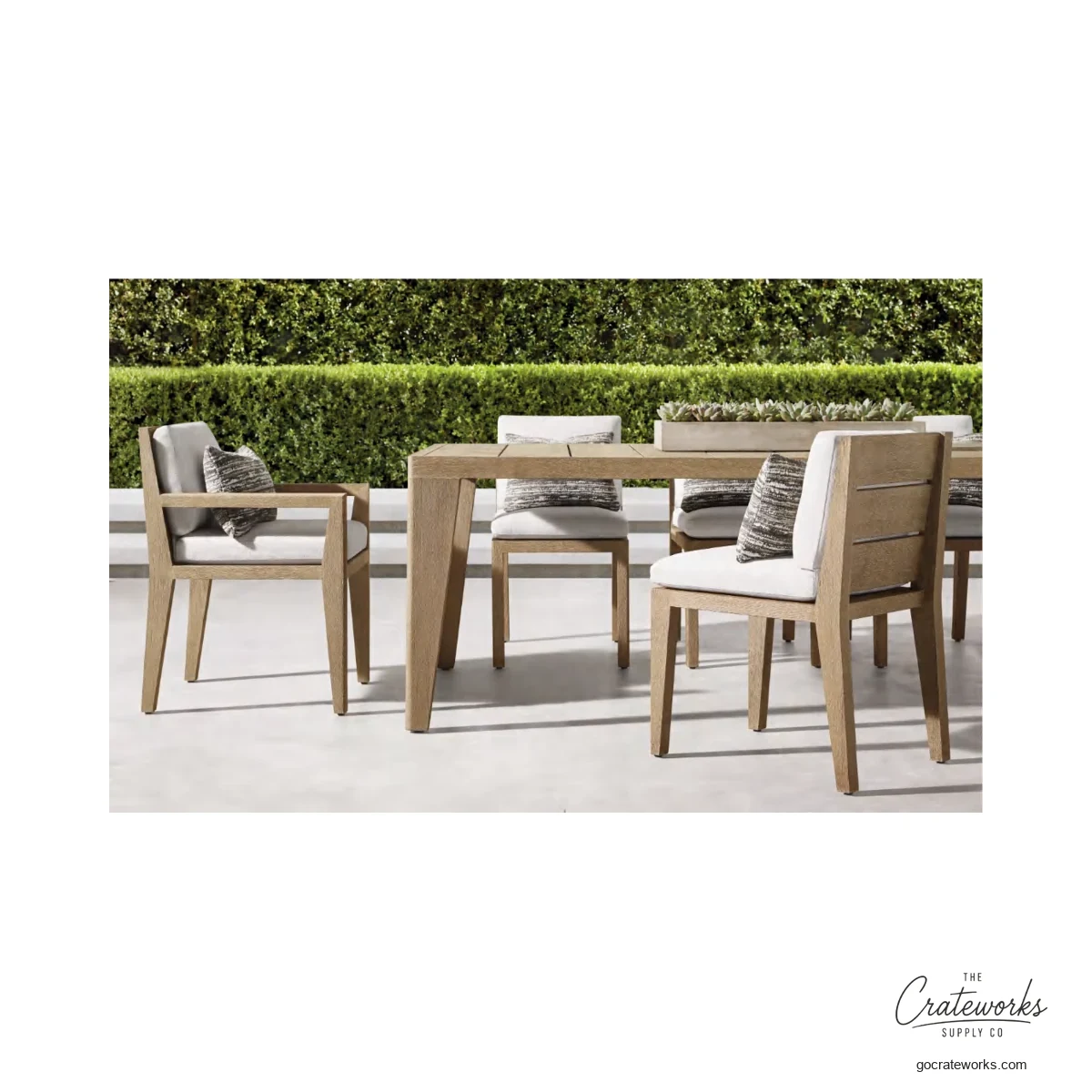 Shoal Teak Outdoor Sofa Set No. 16