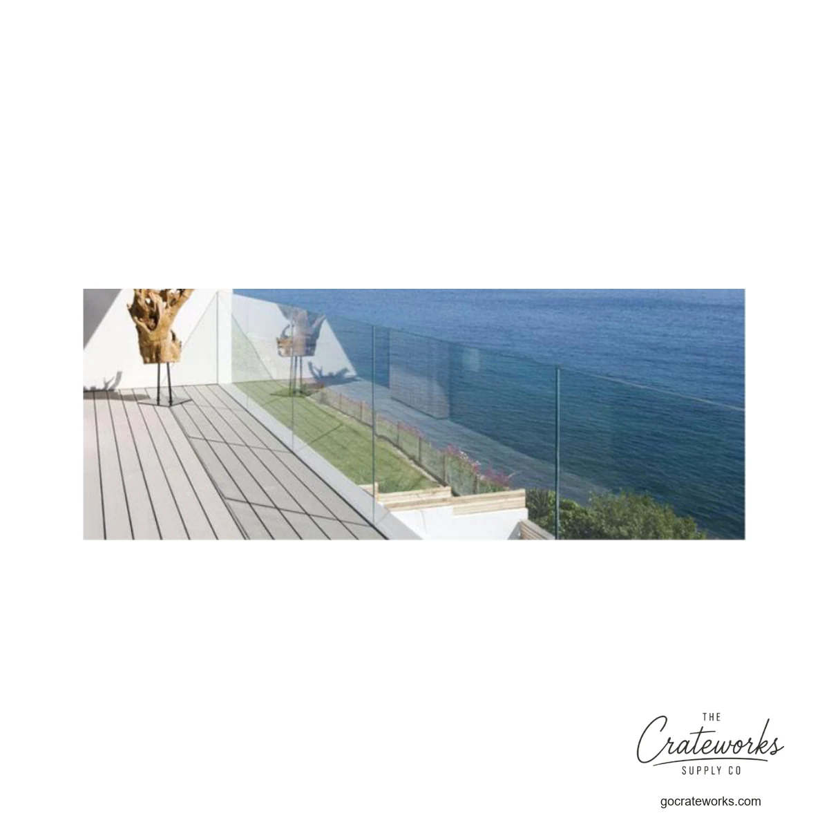 Frameless Glass Terrace Railing
