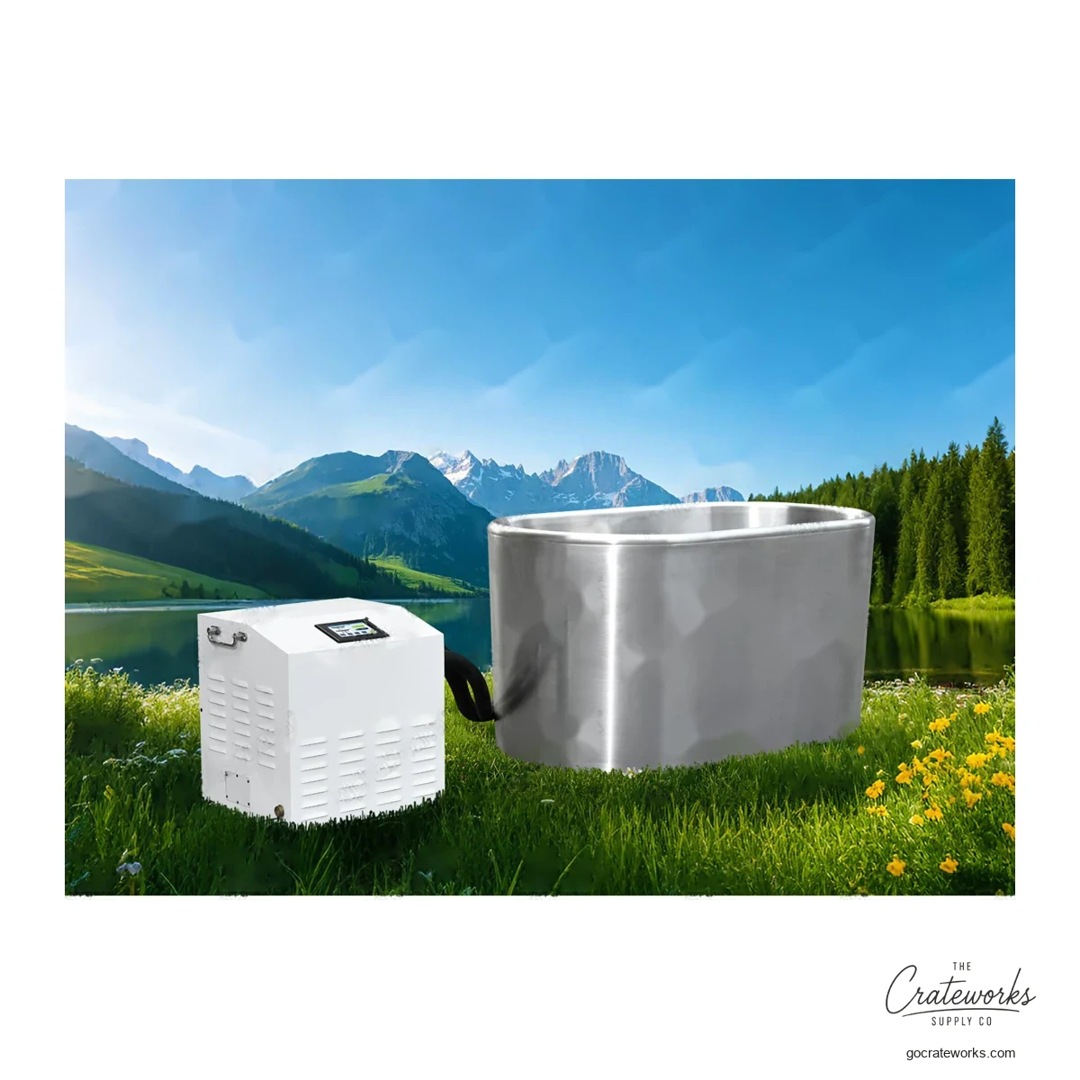 Minimalist Stainless Cold Plunge Tub
