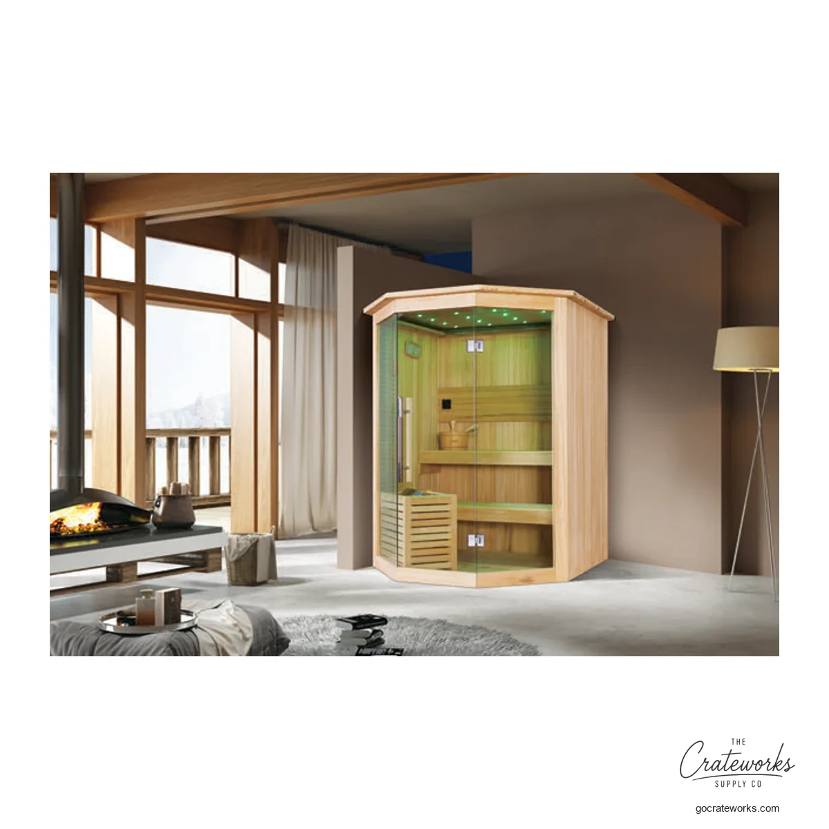 Cedar wood Sauna Room, 1600x1600x