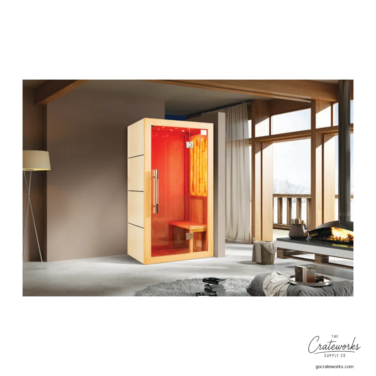 Infrared Sauna Cabin, 1100x800x