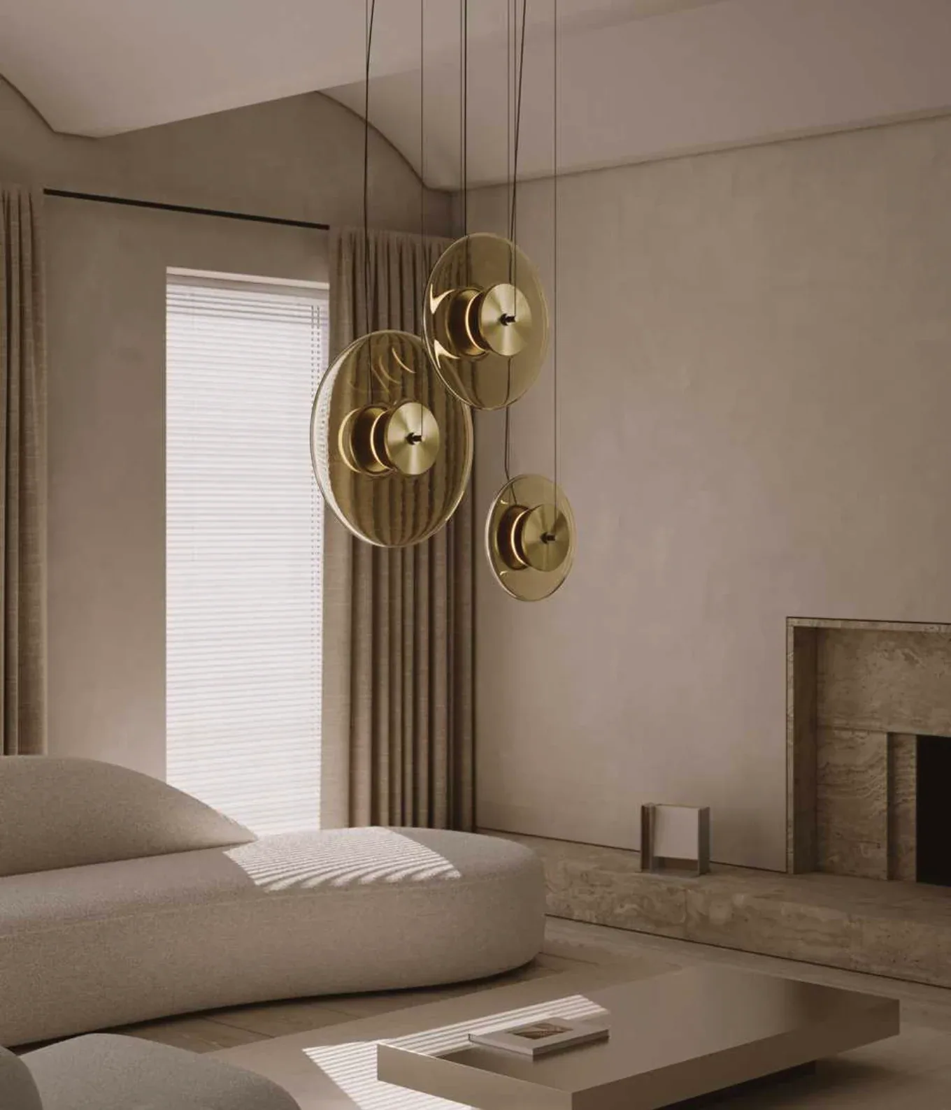 Brass Cascade 02, cascade chandeliers