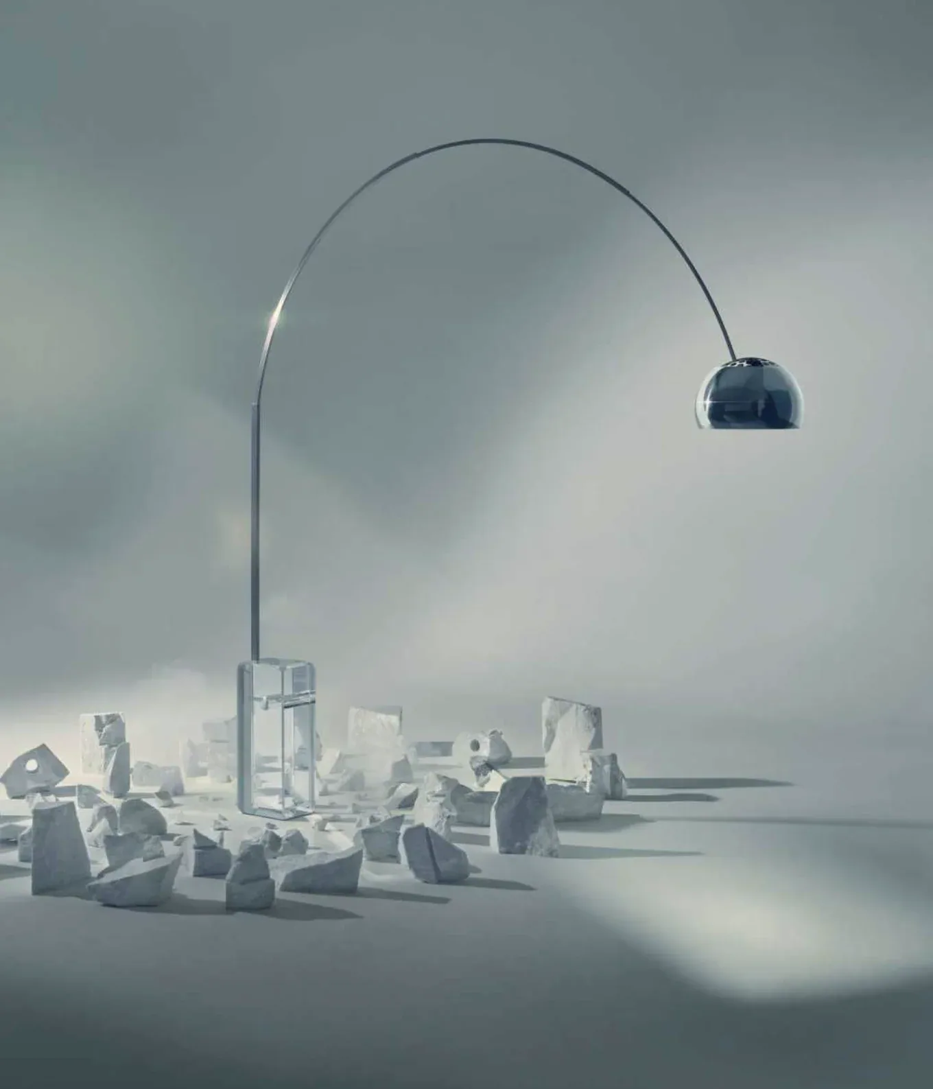 Chrome Floor, floor lamps