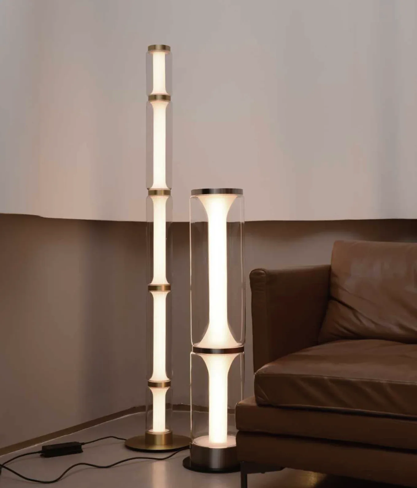 Gunmetal Floor 02, floor lamps