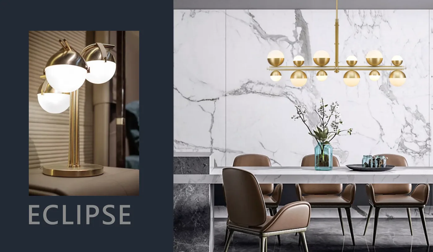 Milky White Grand Table, table lamps